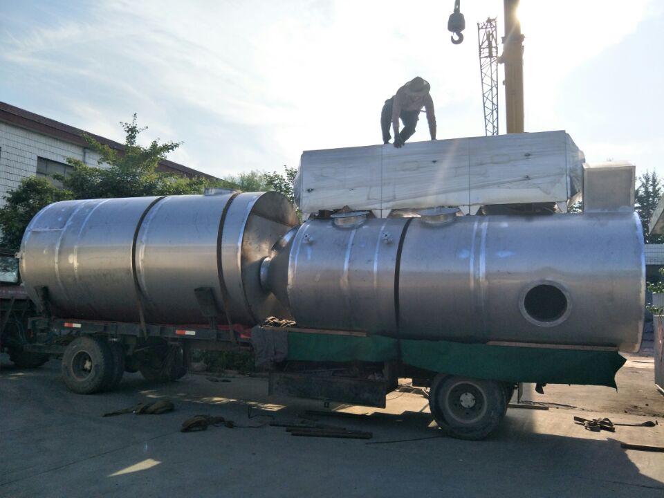 山東億盛鋁業脫硝廢氣處理設備發貨