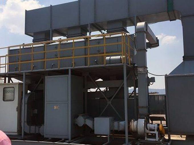 催化燃燒設備：圣鑫環保告訴組成情況